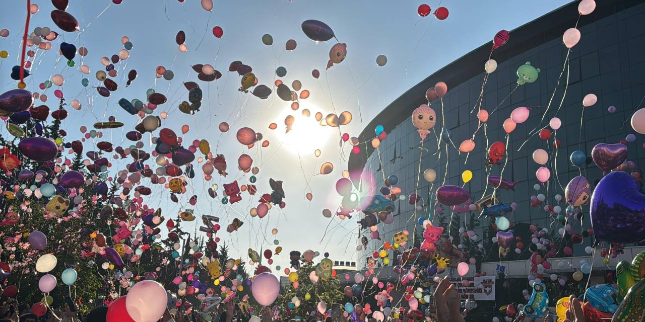 Sancaktepe örnek oldu: Gaziantep'te kanser hastası çocuk için balon uçuruldu