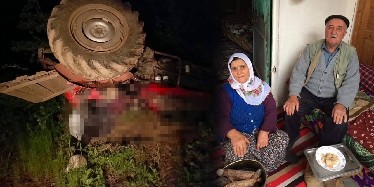 Traktör altında kalan yaşlı çift hayatını kaybetti