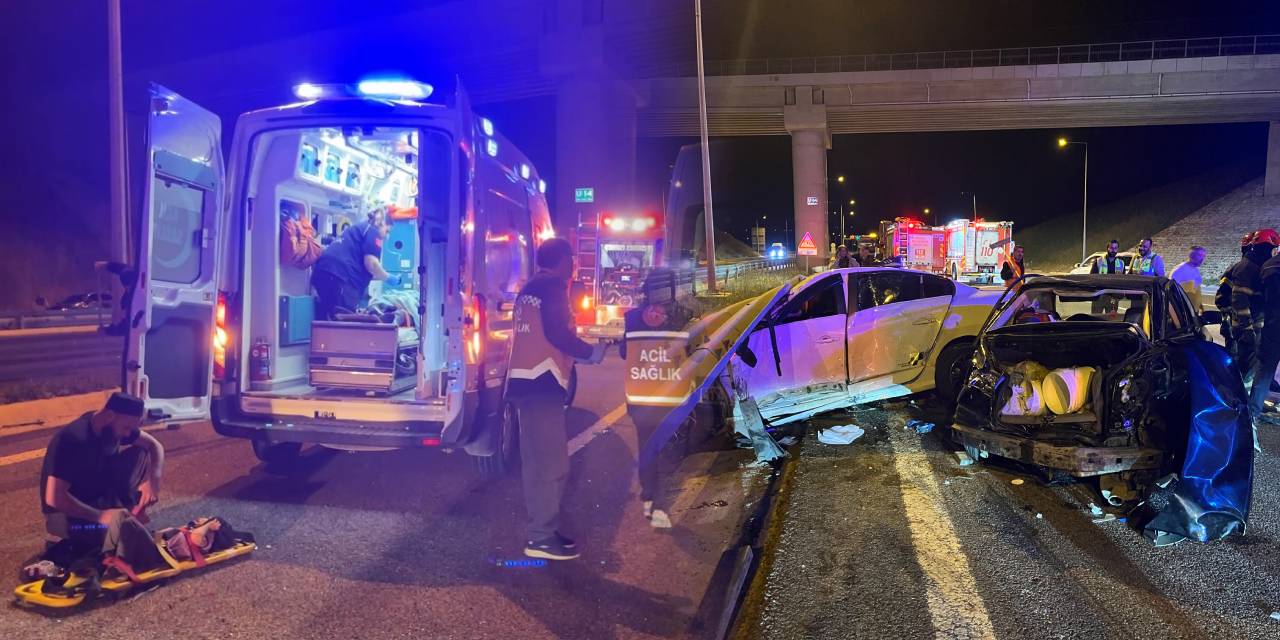 Kocaeli'de zincirleme kaza: 4’ü çocuk 12 yaralı