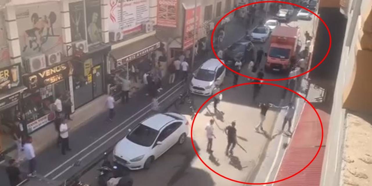 İki grubun taşlı sopalı kavgası ortalığı savaş alanına çevirdi!