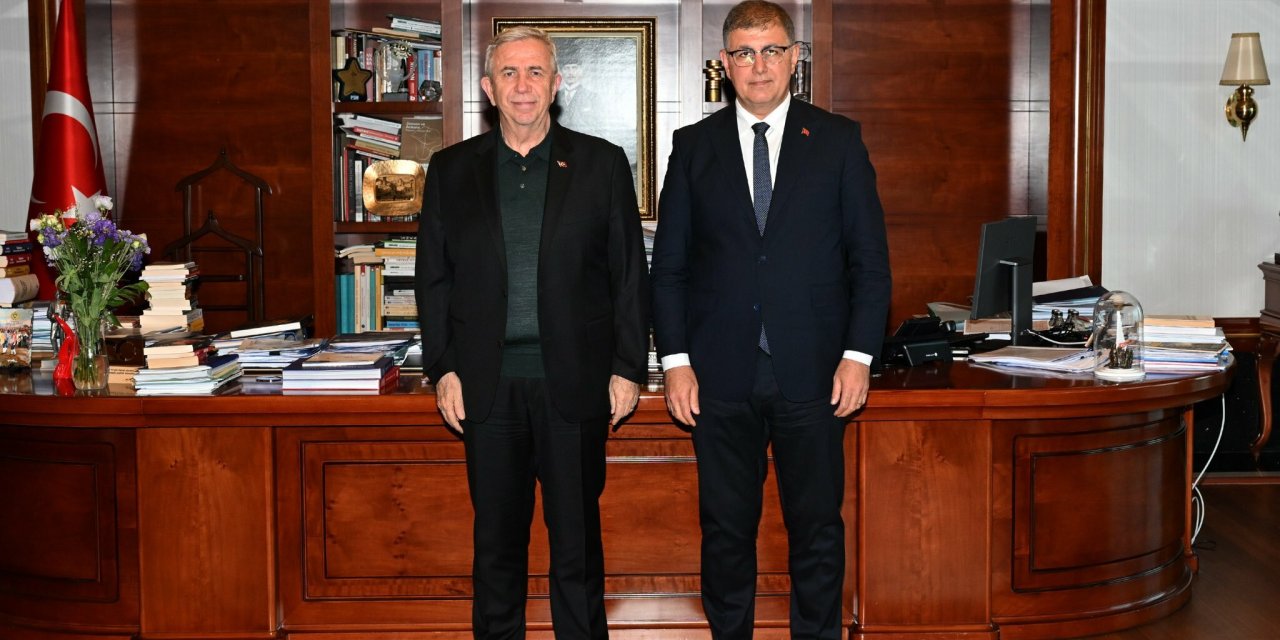 Cemil Tugay'dan Mansur Yavaş'a ziyaret