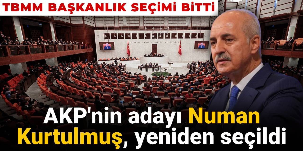 SON DAKİKA! TBMM Başkanlığı seçimini kazanan aday belli oldu