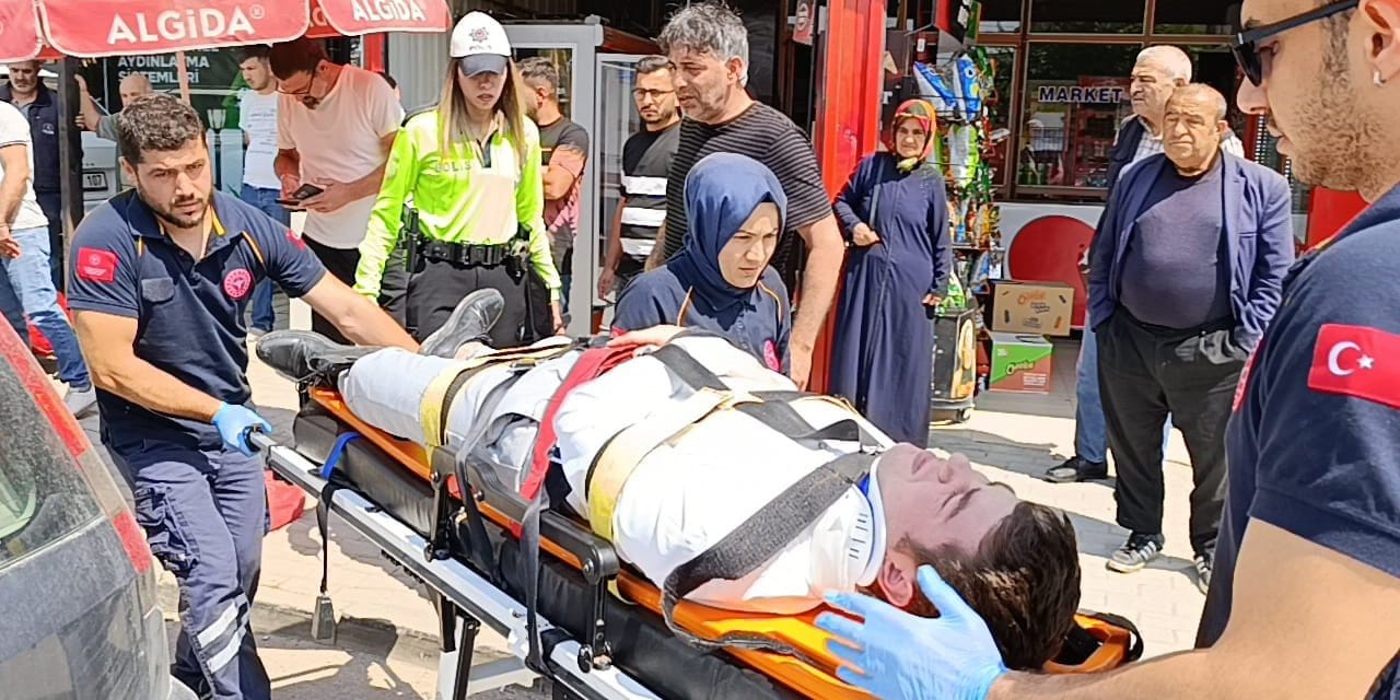 Bursa'da otomobille motosiklet çarpıştı: 17 yaşındaki sürücü yaralandı