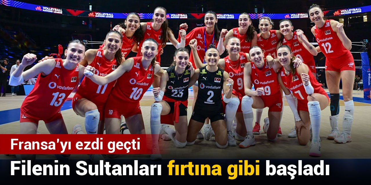 Filenin Sultanları fırtına gibi başladı: Fransa'yı ezdi geçti