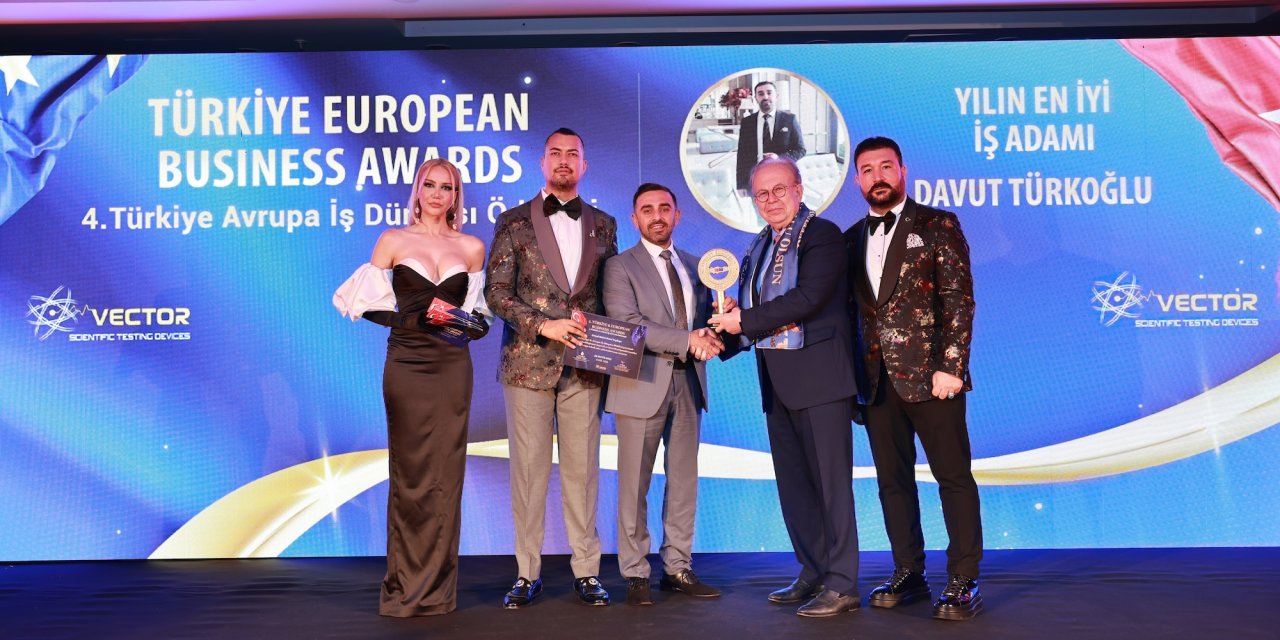 Davut Türkoğlu, “Yılın İş Adamı” ödülüne layık görüldü