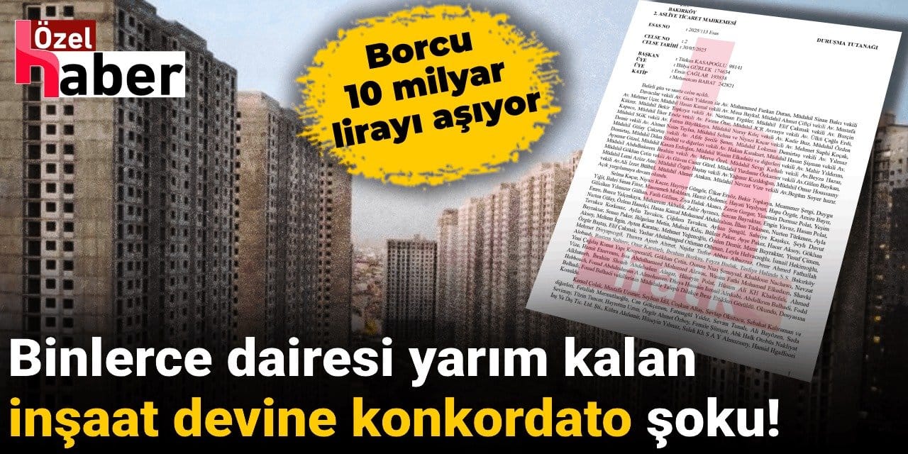 10 milyardan fazla borcu olan Yeşil GYO’ya mahkemeden ret kararı