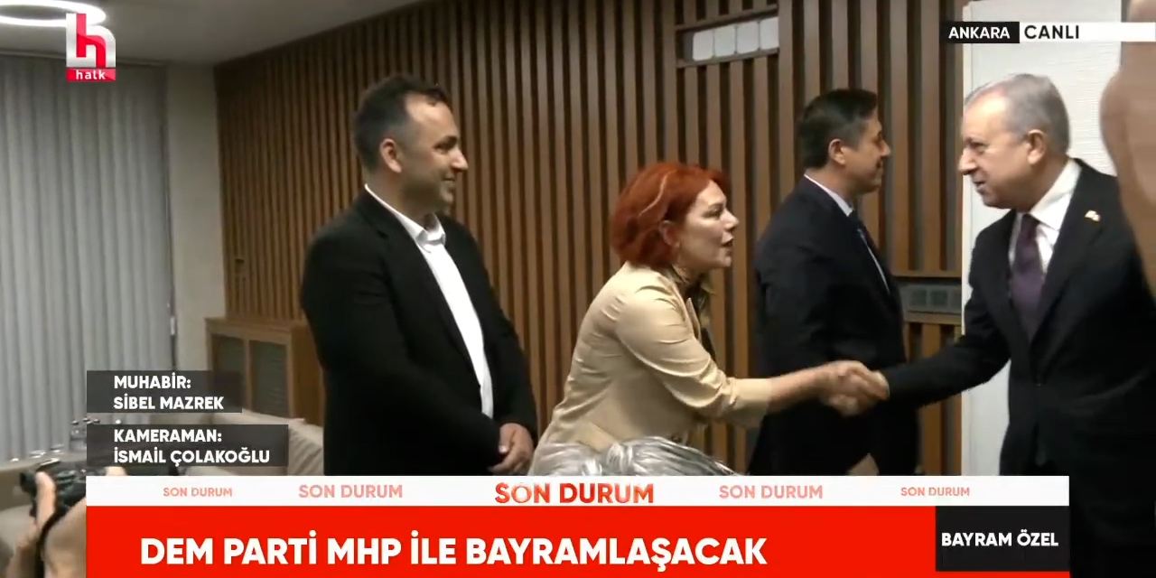 DEM Parti'ye ilk bayram ziyareti MHP'den oldu