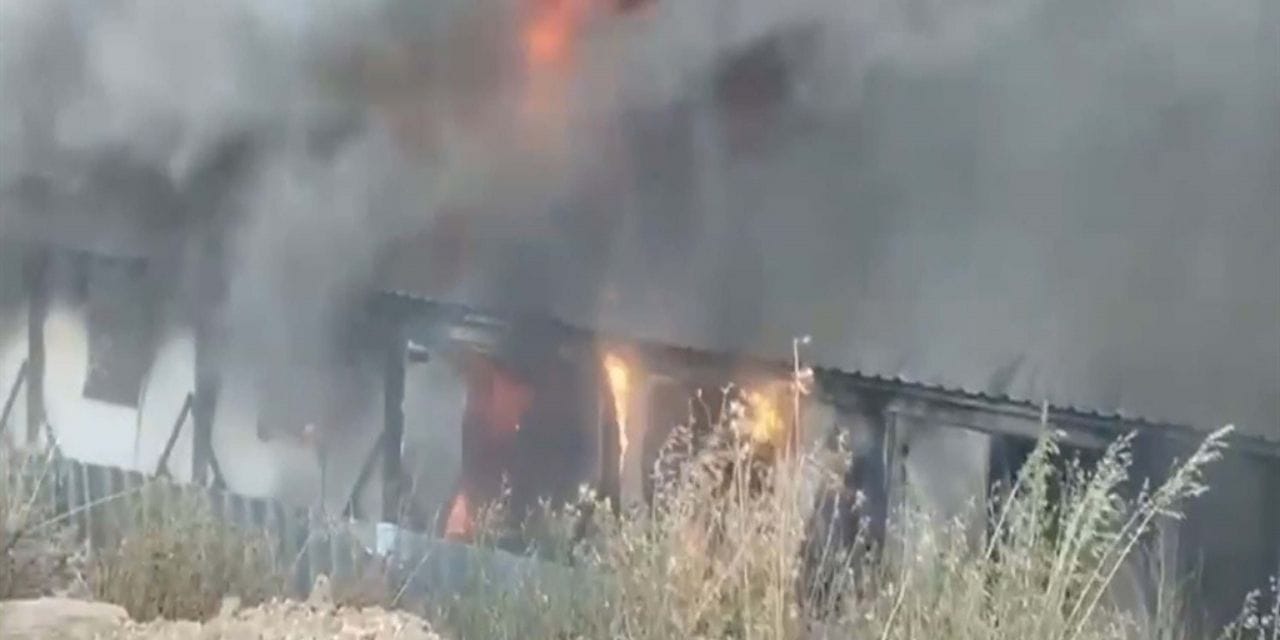 Bodrum’da korkutan yangın: 30 konteyner hasar gördü