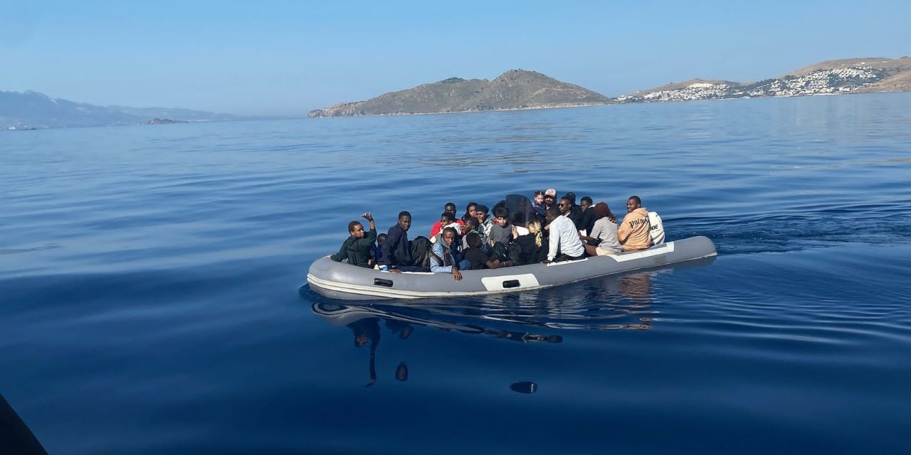 25 düzensiz göçmen Bodrum’da yakalandı
