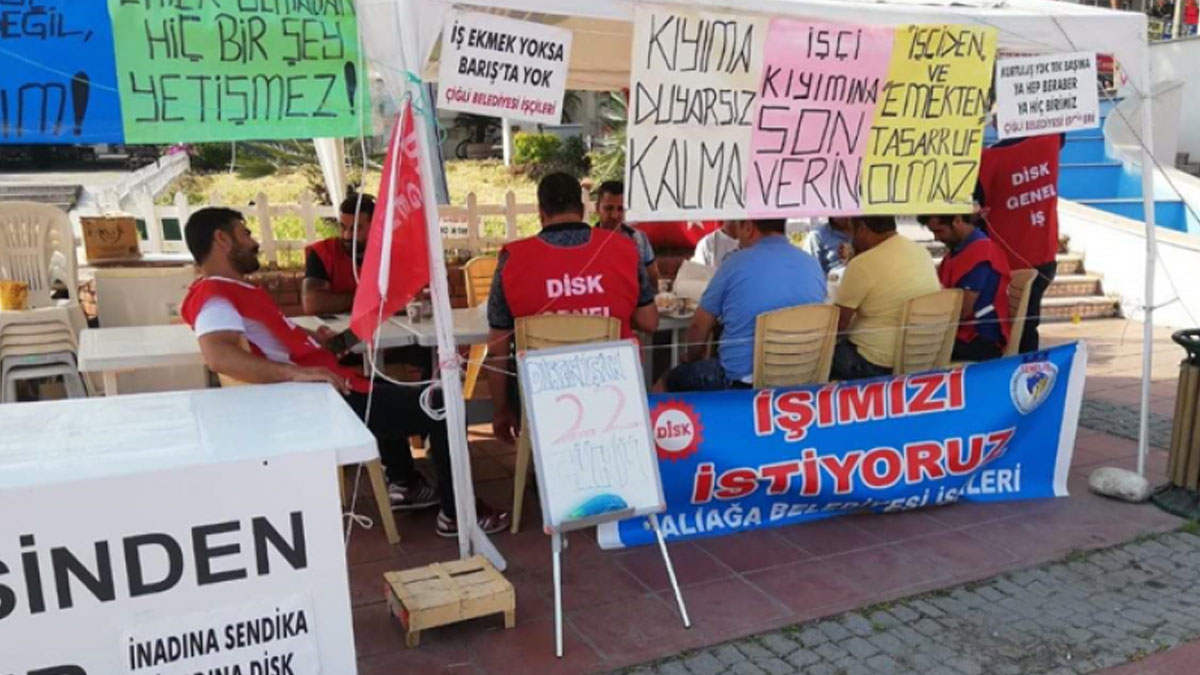 MHP’li Aliağa Belediyesi’nin işçi kıyımına tepki: “Siyasi tasfiye”