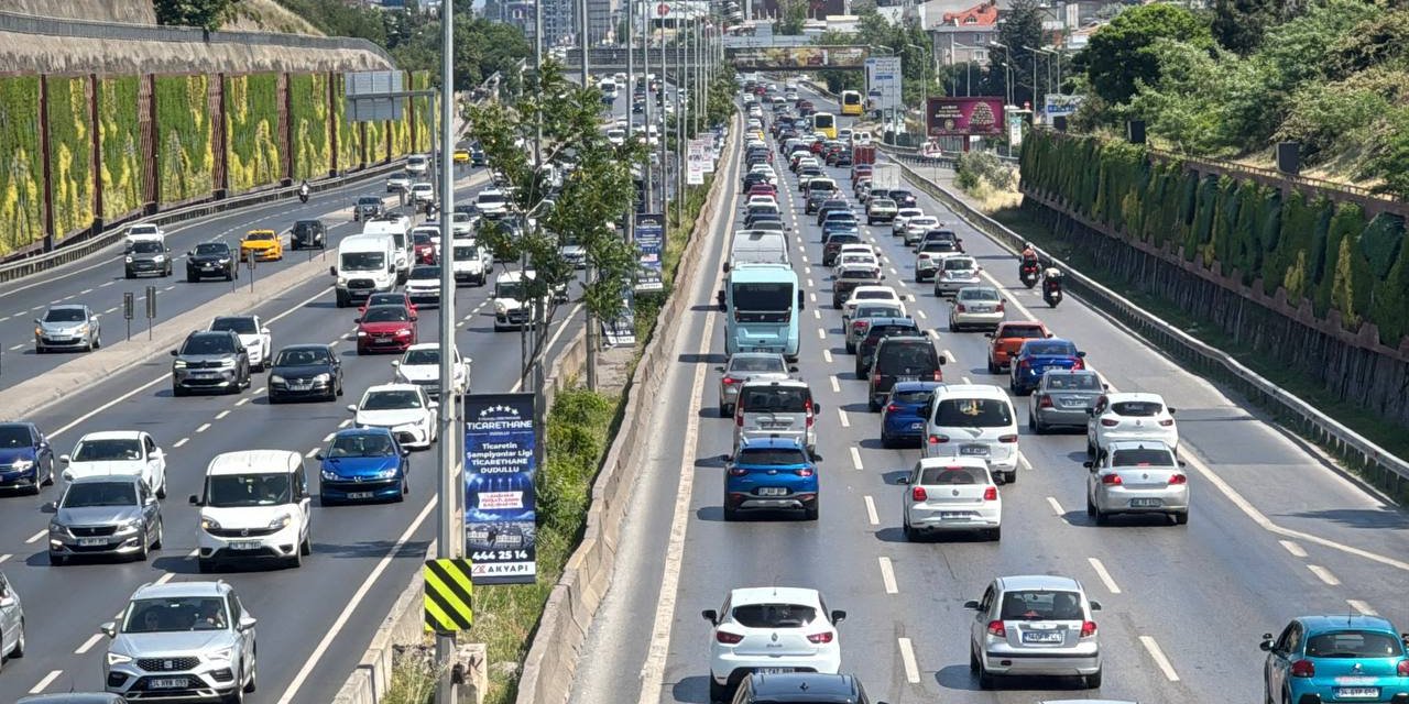 İstanbul'da trafik yoğunluğu