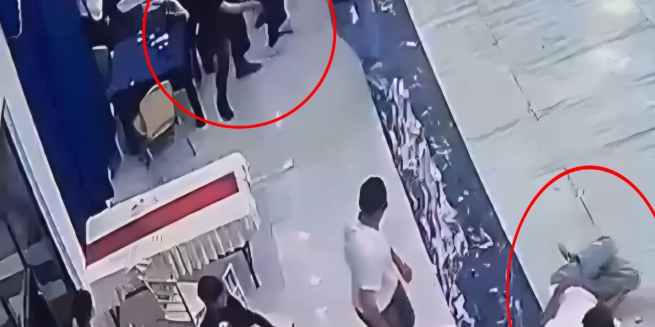 Düğün salonundaki saldırı anları kan dondurdu