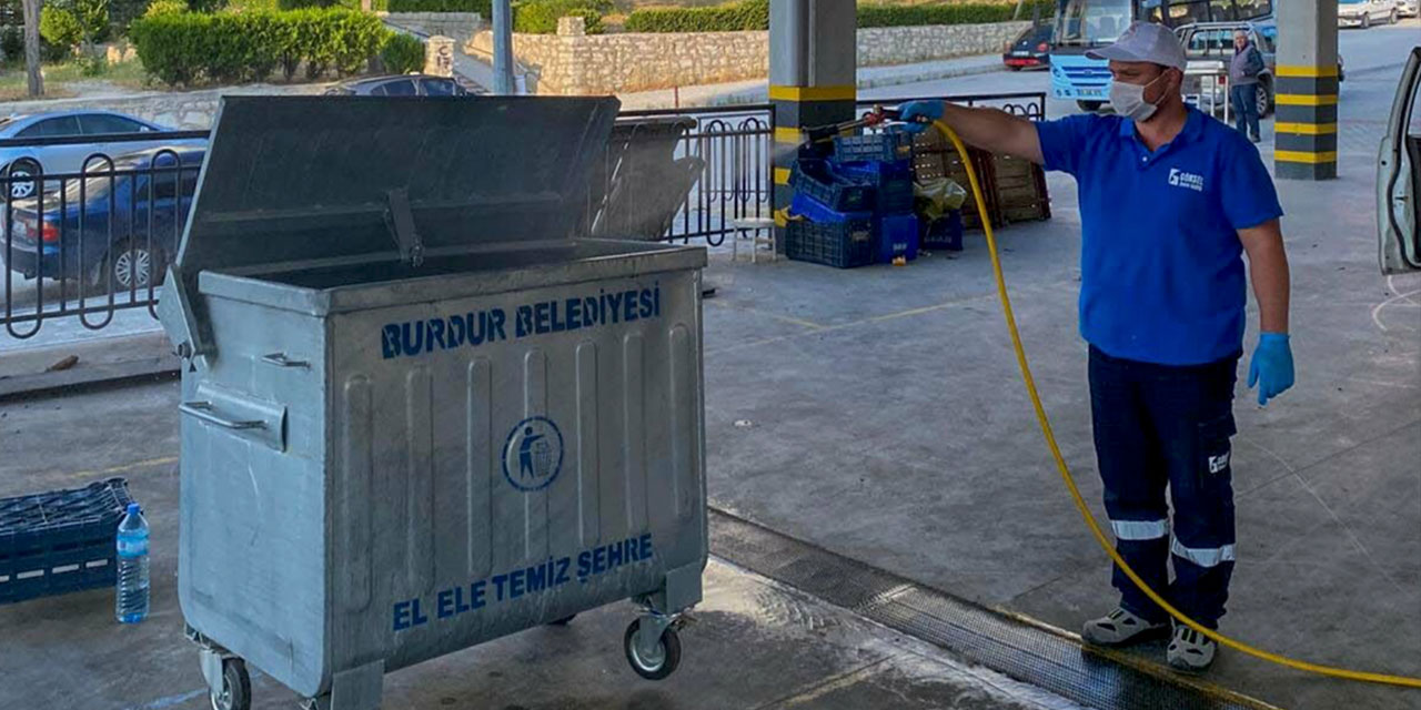 Burdur'da hijyen operasyonu
