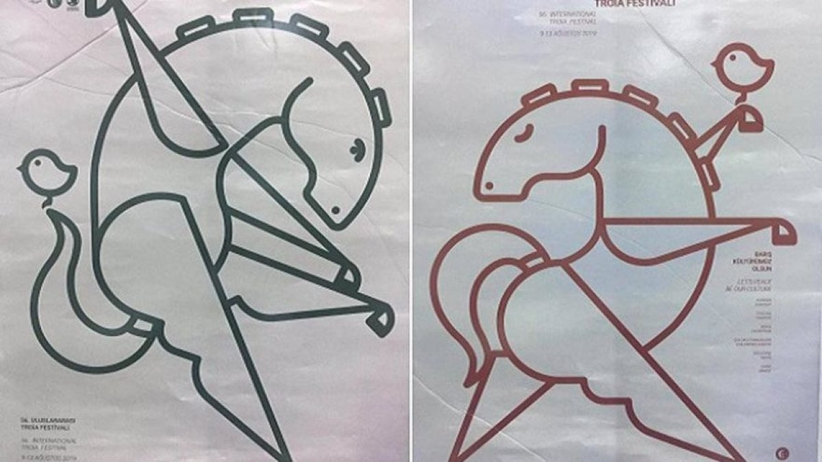 "Cilveli Truva Atı"  Festival afişi sosyal medyada olay oldu!