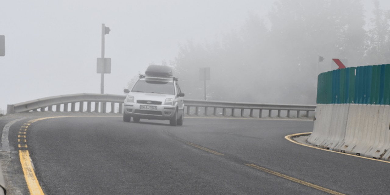 Bolu Dağı'nda sis etkili oldu!