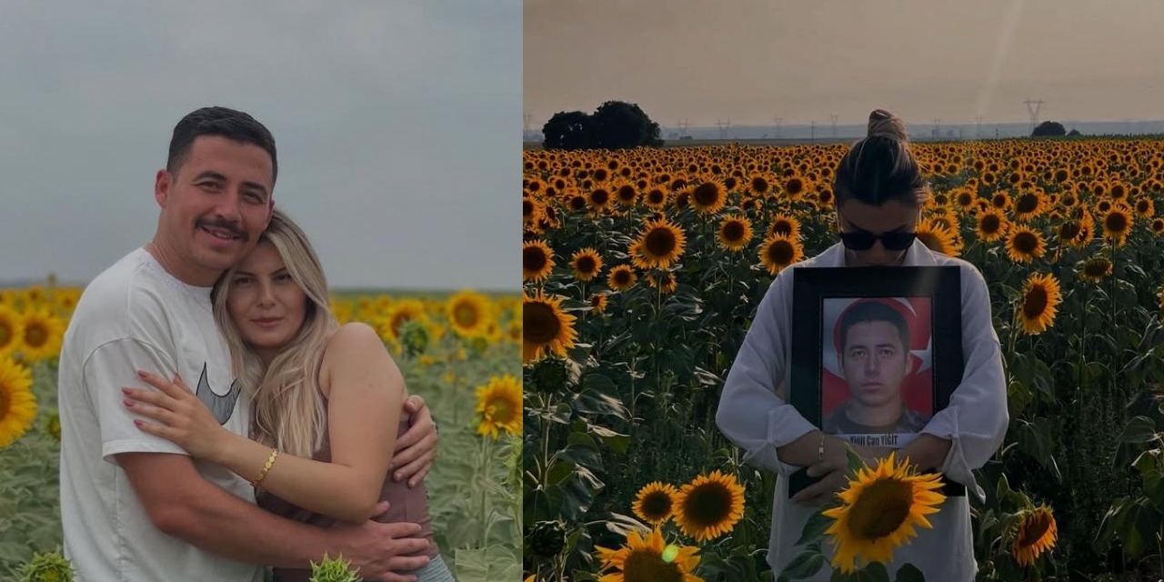 Geçen yıl yan yanaydılar, bu yıl fotoğrafıyla: Şehit eşinden yürek yakan paylaşım