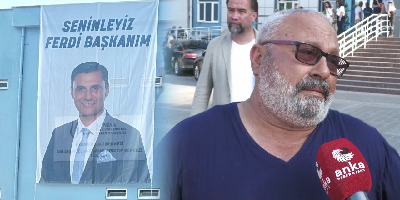 Manisalılar Ferdi Zeyrek için nöbette! Onu gözyaşlarıyla anlattılar