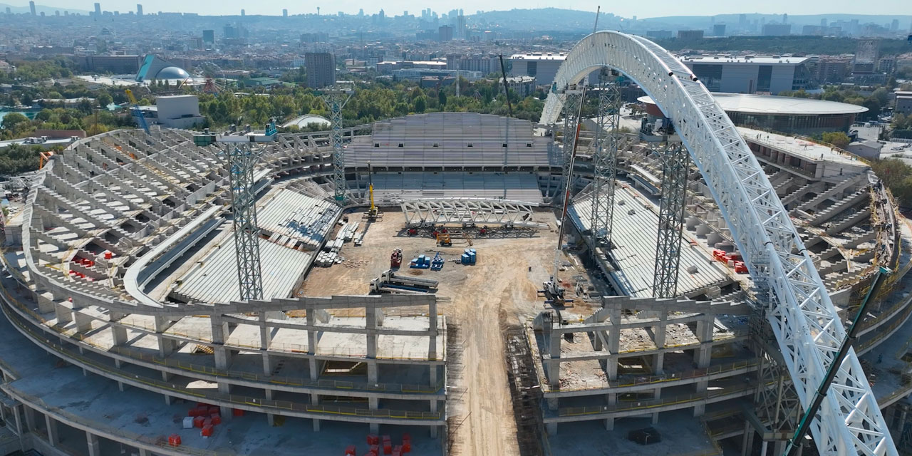 Süper Lig ekibine dev stat: Çatısı şehrin her yerinden gözükecek