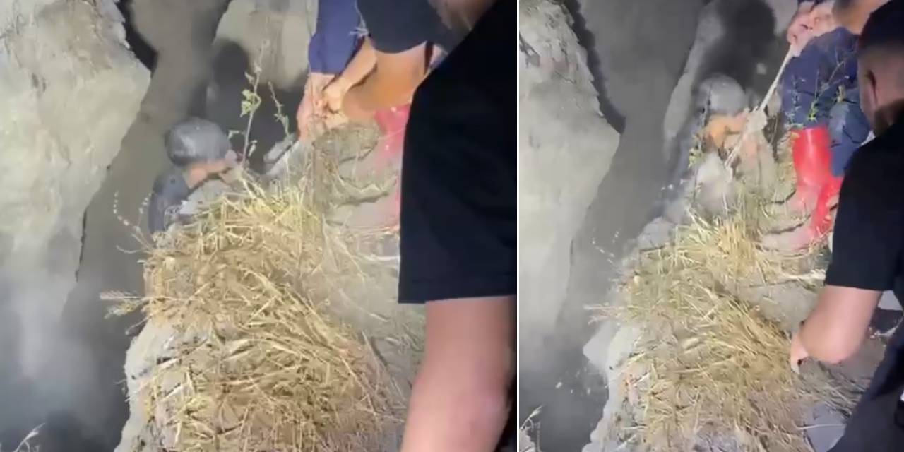 Daha önce ölümle sonuçlanmıştı: Aynı çukura 1 kişi daha düştü