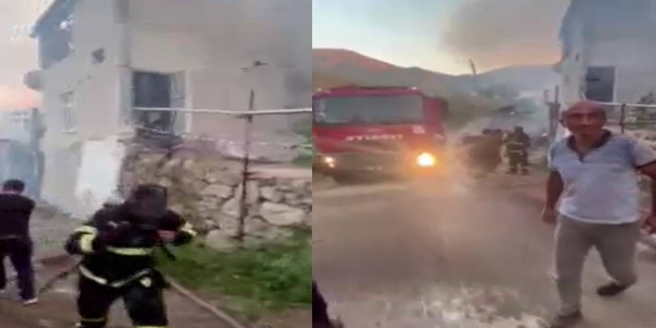 Amasya’da yangın faciası: 4 ev küle döndü