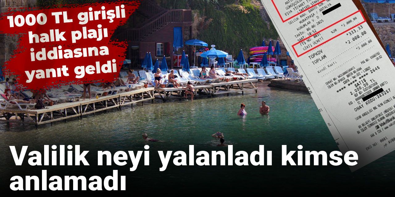 1000 TL girişli halk plajı iddiasına yanıt geldi: Valilik neyi yalanladı kimse anlamadı