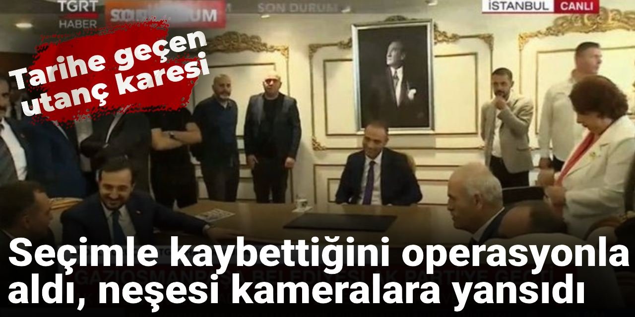 Tarihe geçen utanç karesi... Seçimle kaybettiğini operasyonla aldı, neşesi kameralara yansıdı