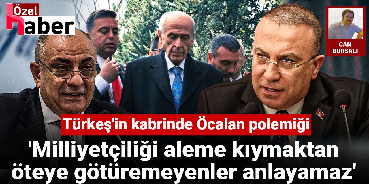 Türkeş'in kabrinde Öcalan polemiği: 'Milliyetçiliği aleme kıymaktan öteye götüremeyenler anlayamaz'