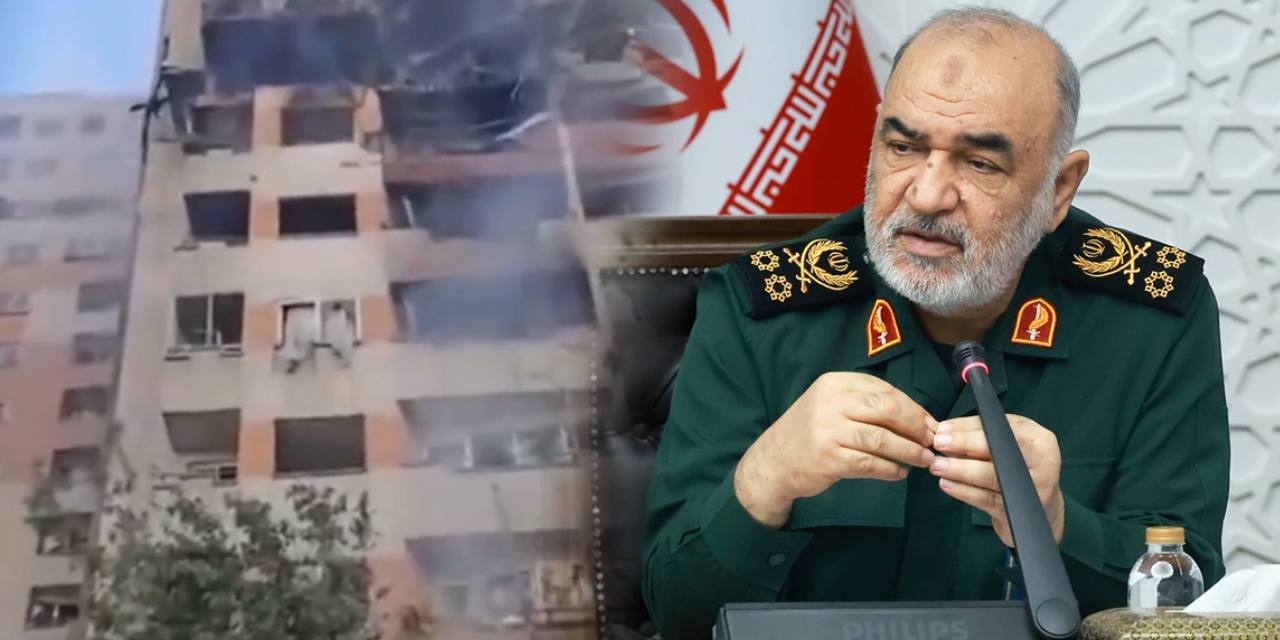 İran Devrim Muhafızları Komutanı'nın öldüğü konutun görüntüsü! İsrail nokta atışı yapmış