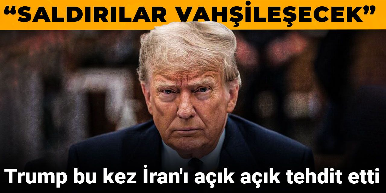 Son dakika | Trump bu kez İran'ı açık açık tehdit etti: Çok fırsat verdik