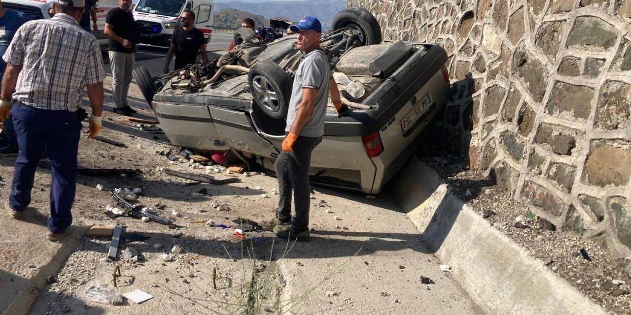 Ambulanslar peş peşe sevk edildi: Tunceli’de ağır yaralanmalı kaza