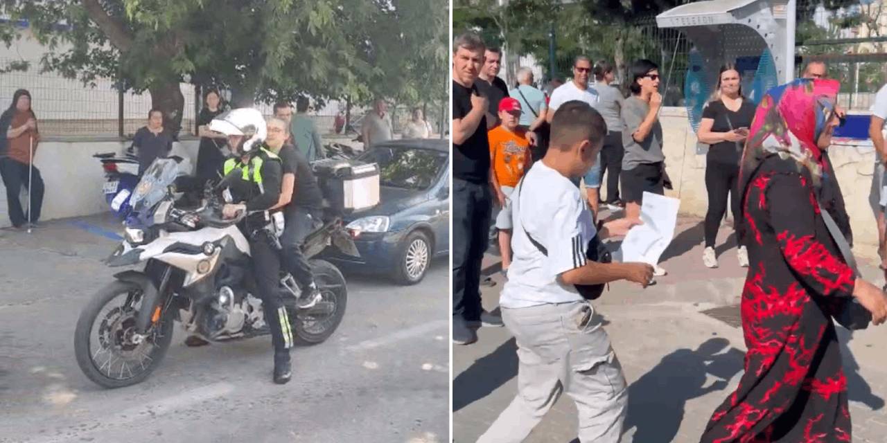 Çanakkale polisi geç kalan öğrencilerin imdadına yetişti