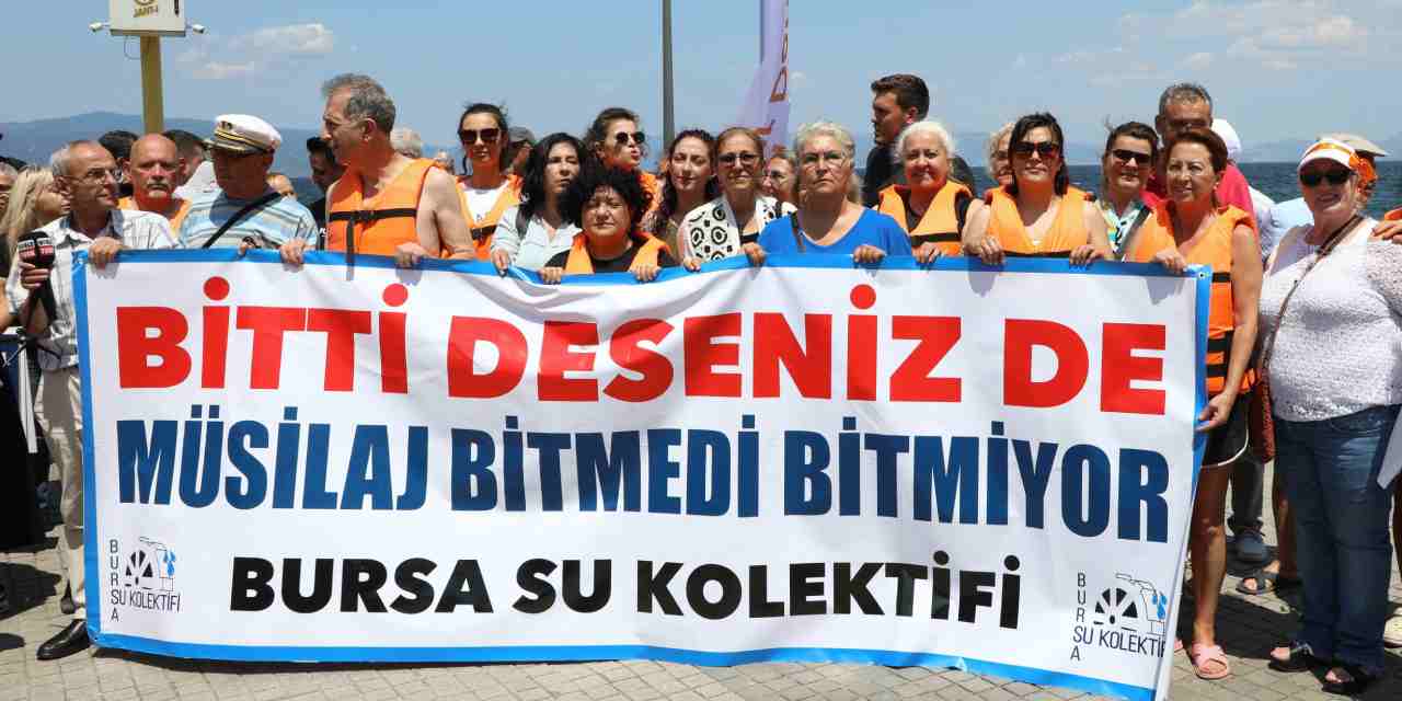 Mudanyalılar denizi için toplandı: Marmara ölüme sürükleniyor