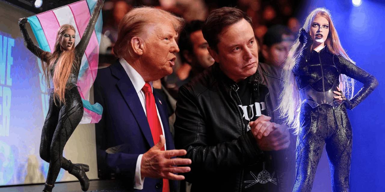 Trump karşıtı gösteride sahne alan Musk’ın kızı dünyayı salladı