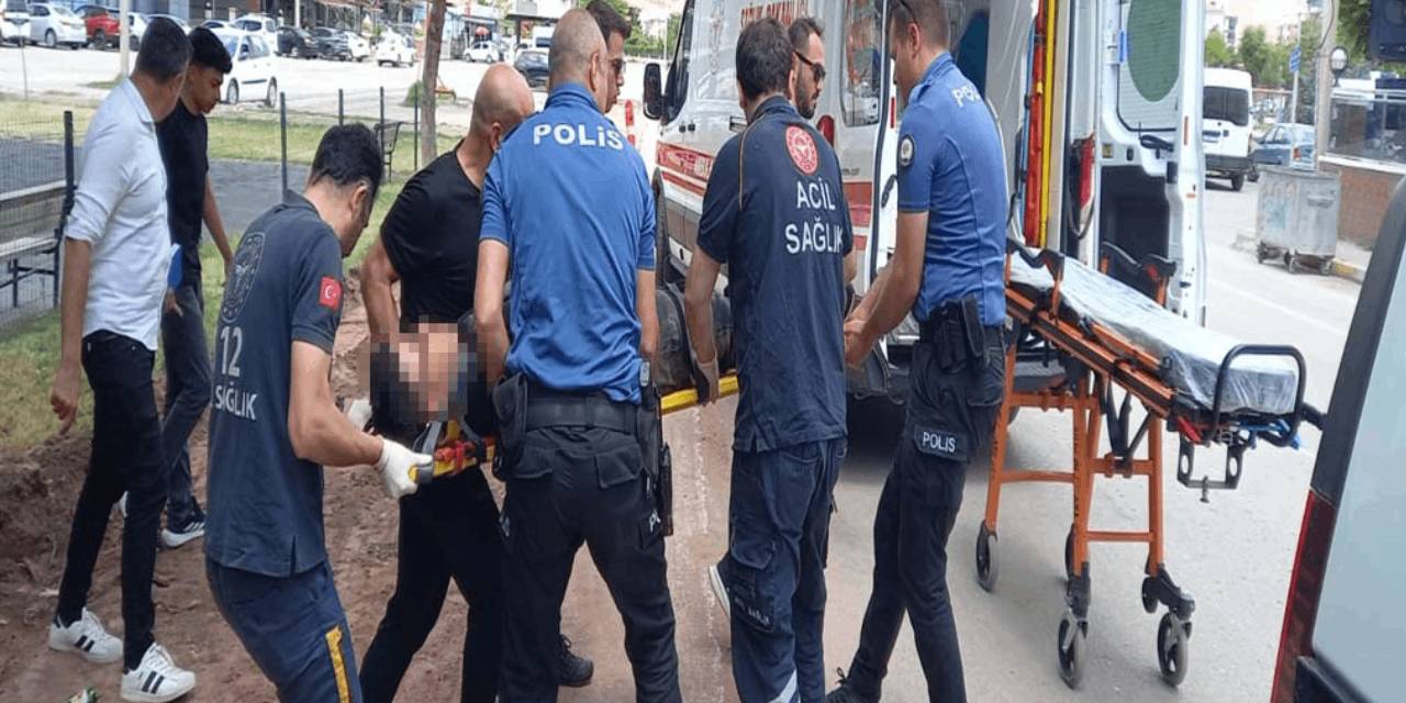 Parkta yürürken kabus yaşadı: küfürleşme kanlı bitti