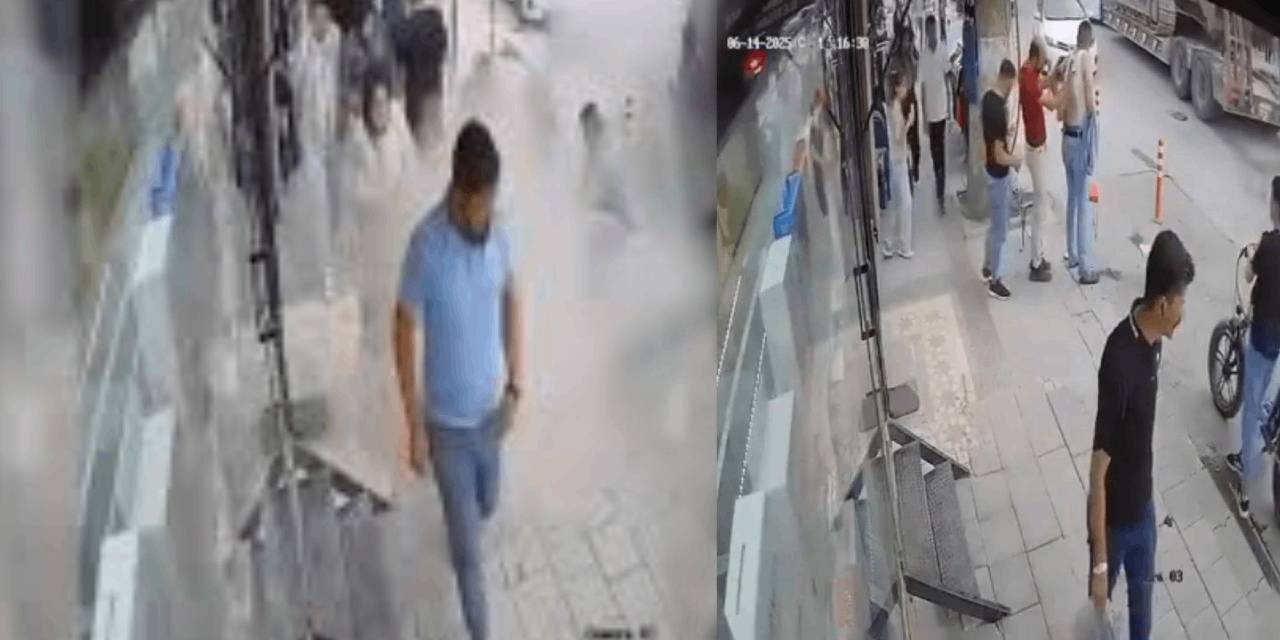 Malatya’da TIR’ın lastiği patladı, sokak bir anda karıştı