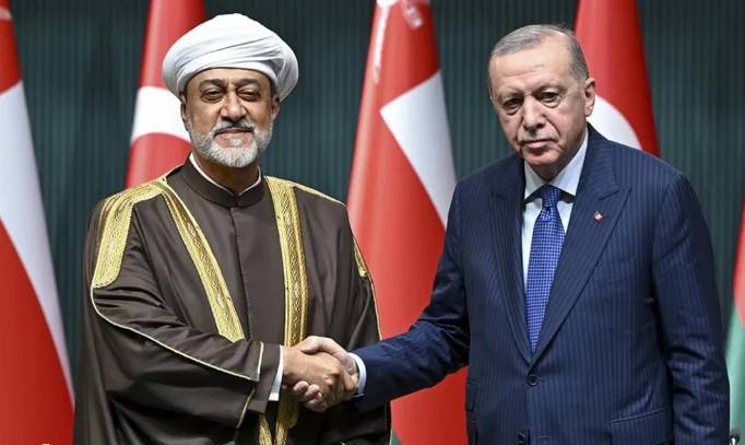 Erdoğan Umman Sultanı ile görüştü