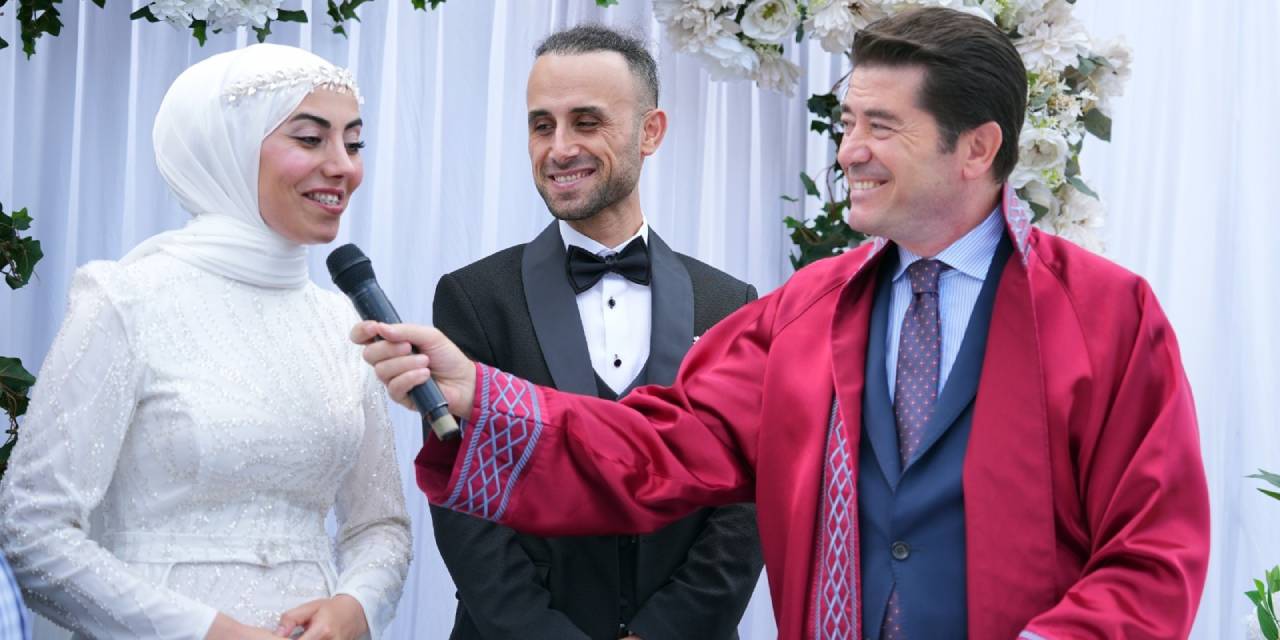 Trabzon'da bir ilk: Gelin ve damat 'evet' demek için orayı seçti