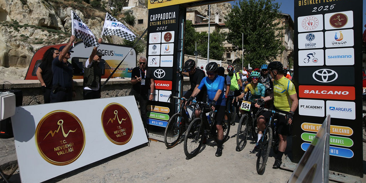 Kapadokya Bisiklet Festivali sona erdi: Bir ilk yaşandı