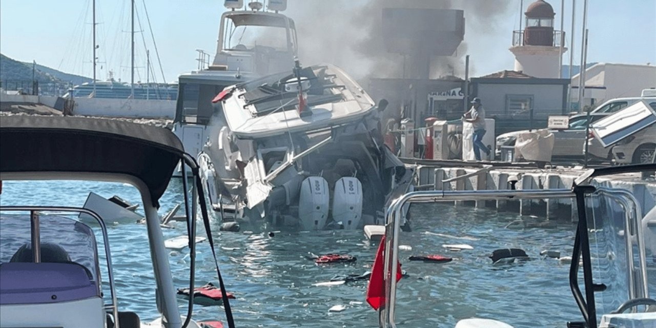 Patlayan lüks teknenin sahibi bakın kim çıktı!