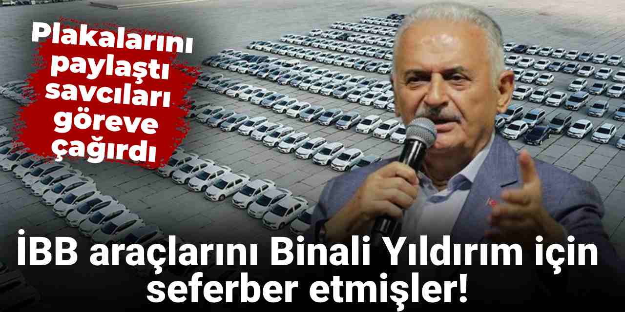 İBB araçlarıyla seçim kampanyası: Binali Yıldırım için seferber olmuşlar!