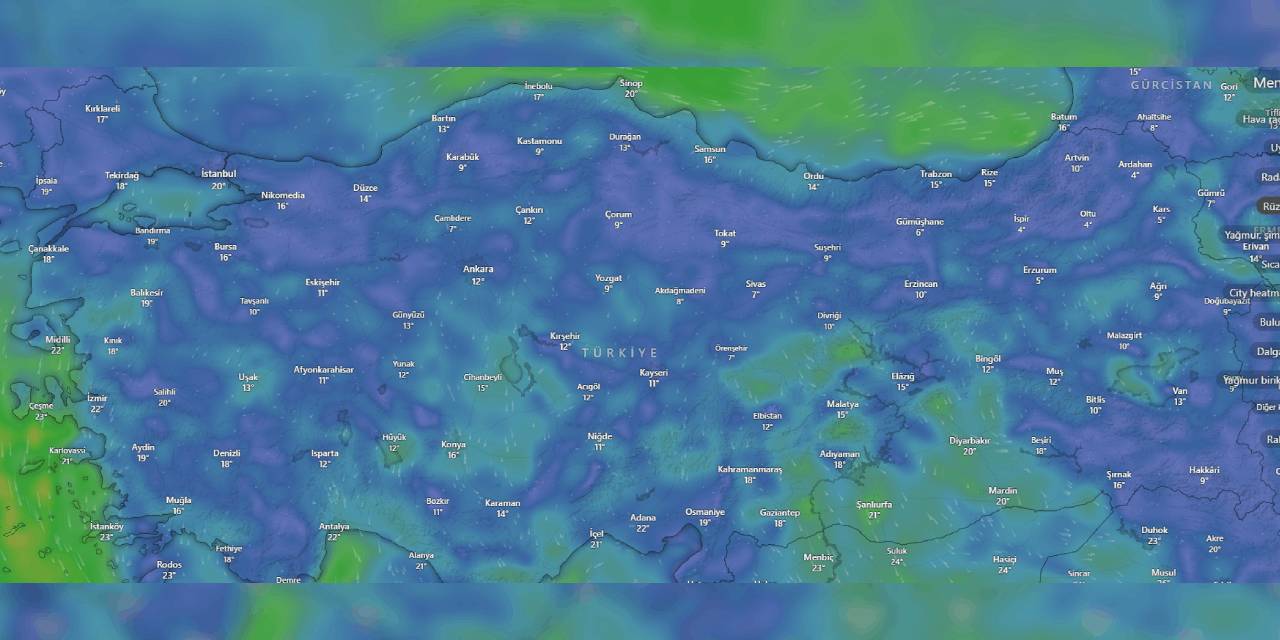 Gök gürültülü sağanak için uyarı verildi