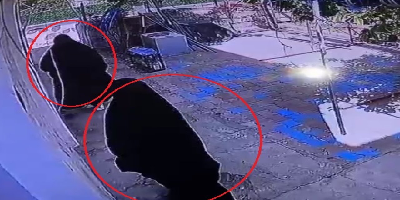 Polis çarşaflı hırsızların peşinde