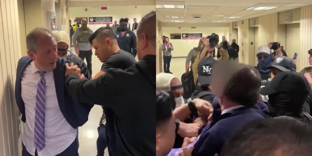 ABD'de Belediye Başkan Adayı yaka paça gözaltına alındı!