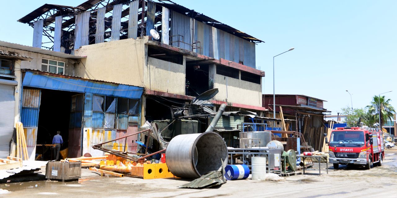 Adana'da bir atölyede patlama: 3 işçi yaralandı