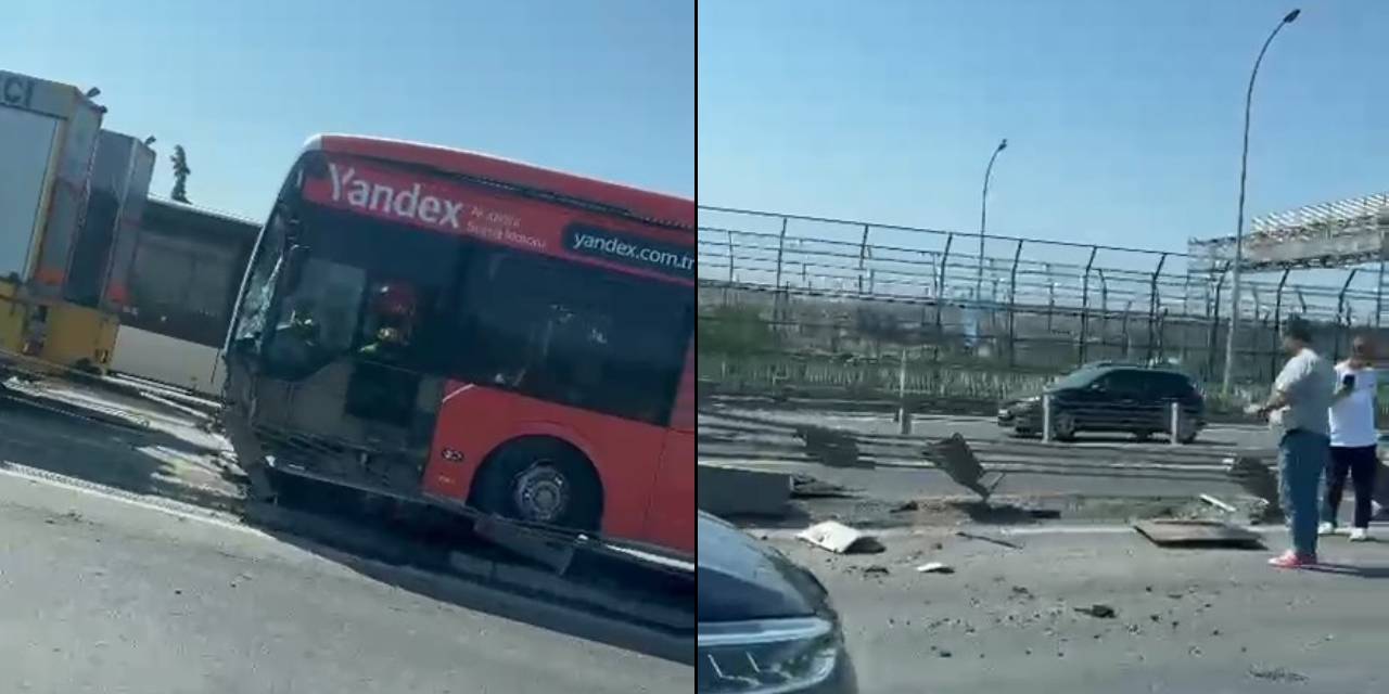 Köprüde İstanbul trafiğini alt üst eden kaza!