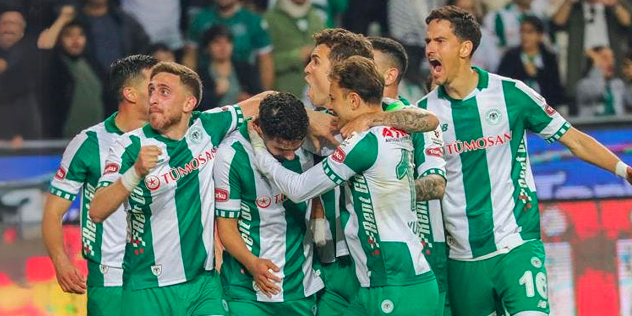 Konyaspor Süper Lig'de ikinci oldu