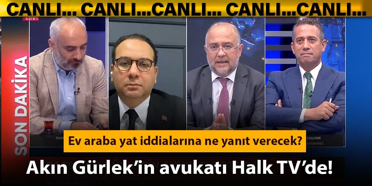 Akın Gürlek'in avukatı Halk TV'de!