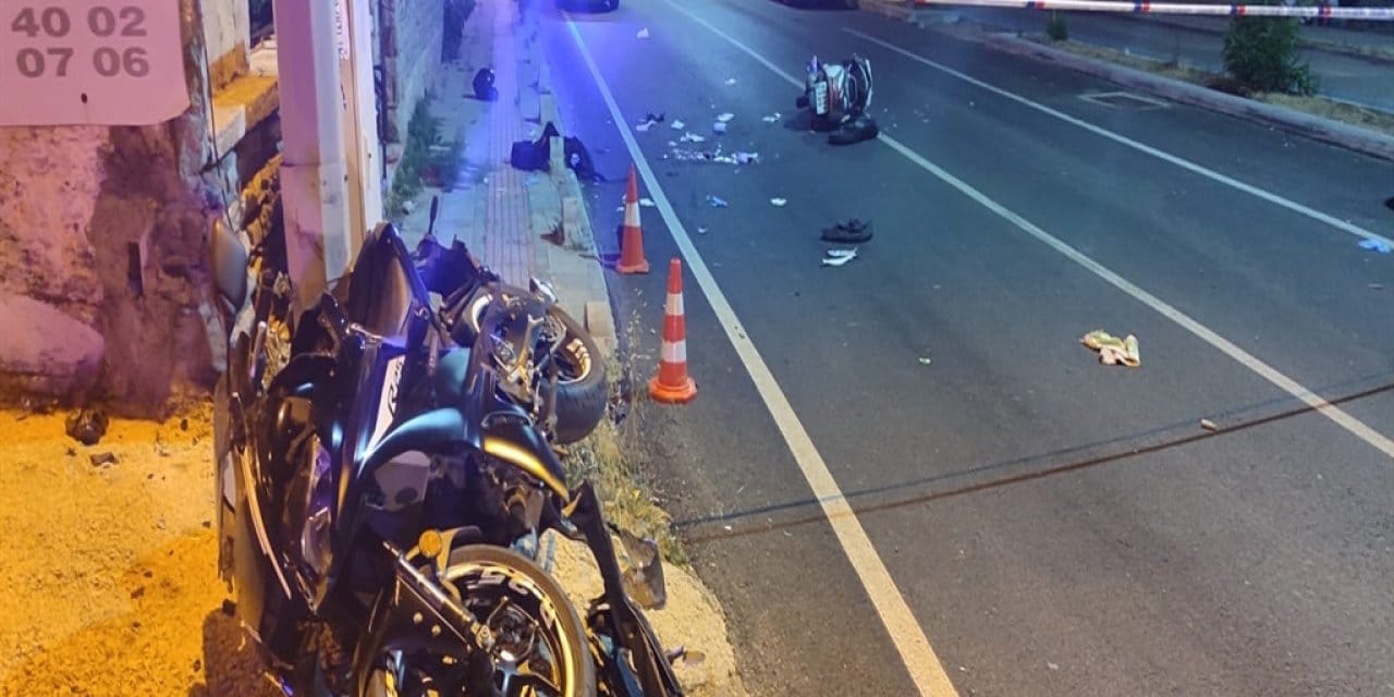 Bodrum'da motosikletler çarpıştı: 2 ölü