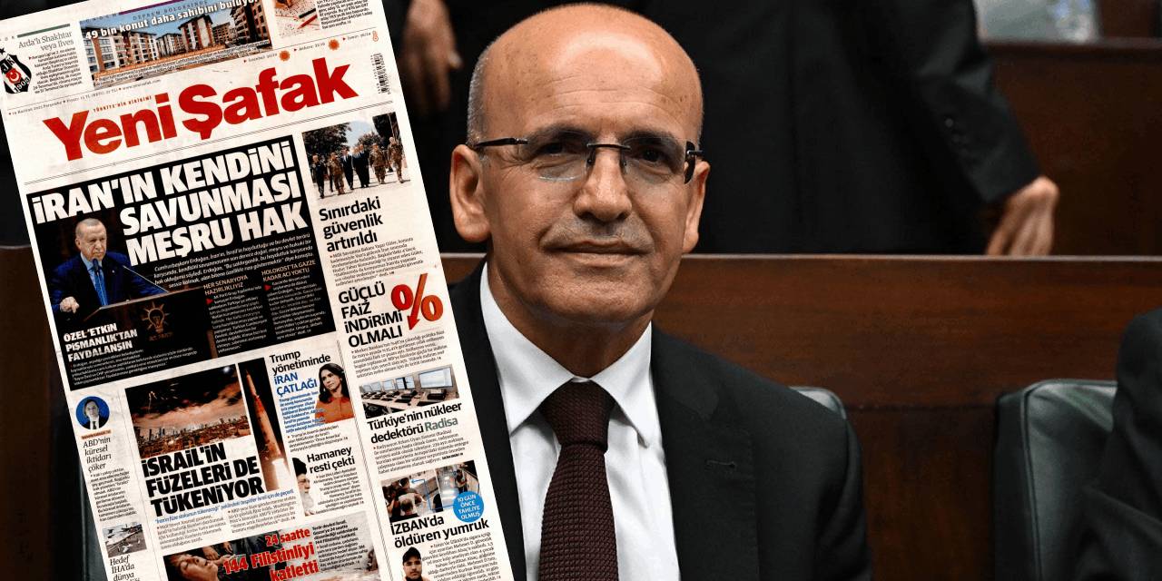 Faiz kararından önce Yeni Şafak Mehmet Şimşek'e yine manşetten seslendi