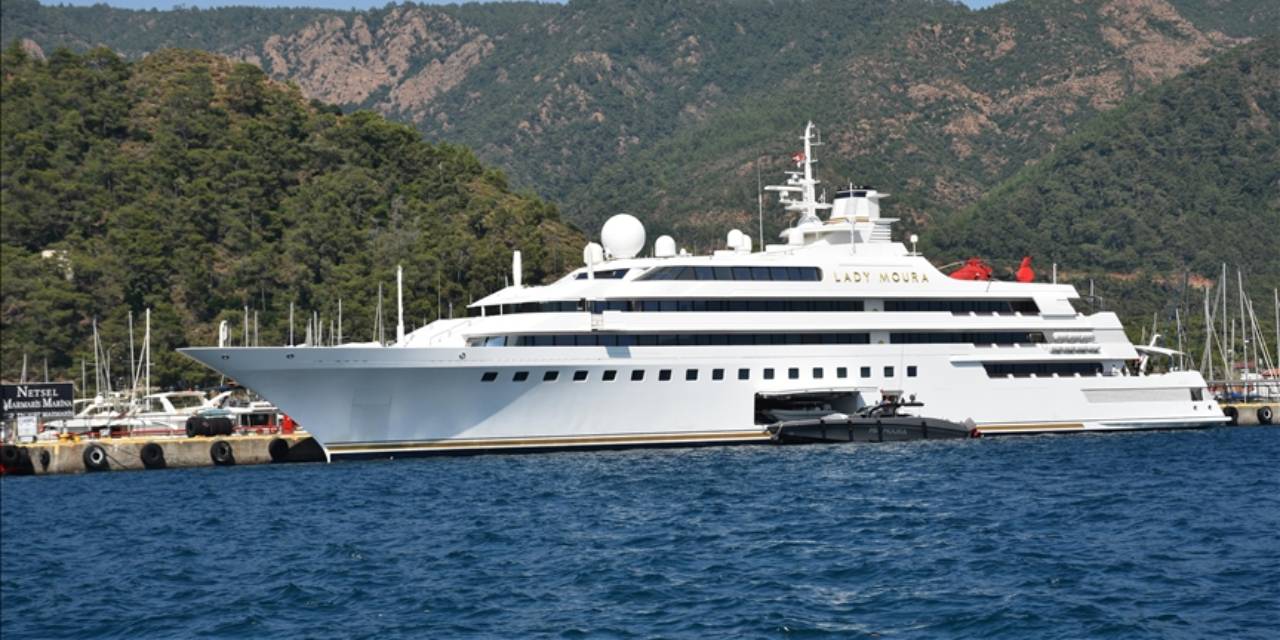 Marmaris milyarderler limanına döndü: 125 milyon dolarlık lüks yat bakın kimin çıktı?